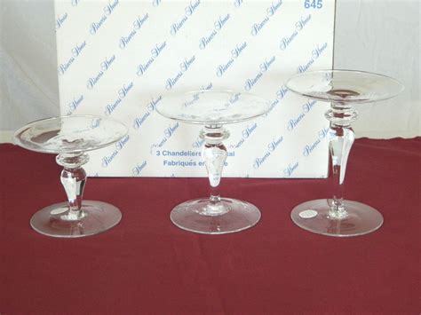 princess house large metal candelabra|crystal candle holder princess house.